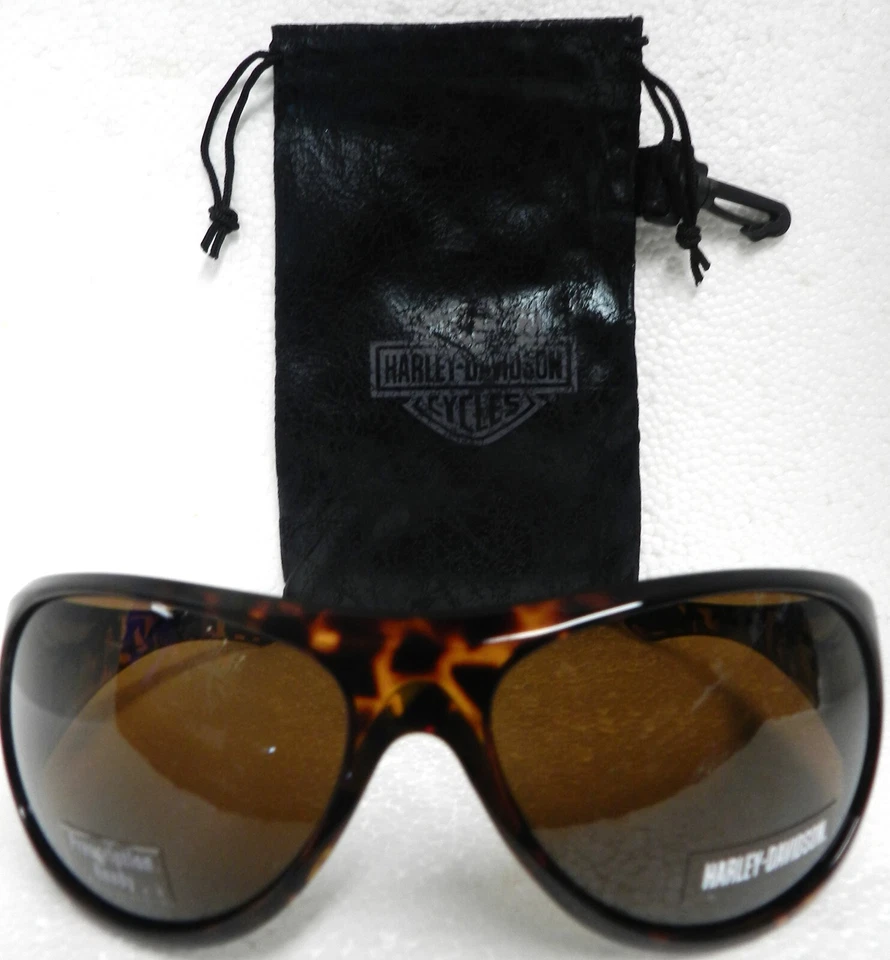 GAFAS DE SOL HARLEY DAVIDSON MARCO LLAMA TORTUGA HDX819 DE COLECCIÓN CON ESTUCHE LISTAS PARA RX Foto 2 de 3