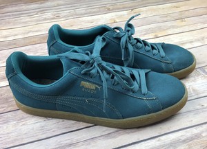 puma suede green gum