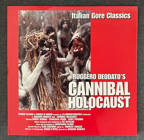 Cannibal Holocaust LaserDisc Cult Epic Ruggero Deodato, poster, insert, advert!