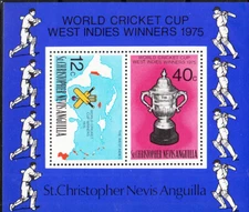 W SAINT-KITTS NEVIS 323a CRICKET