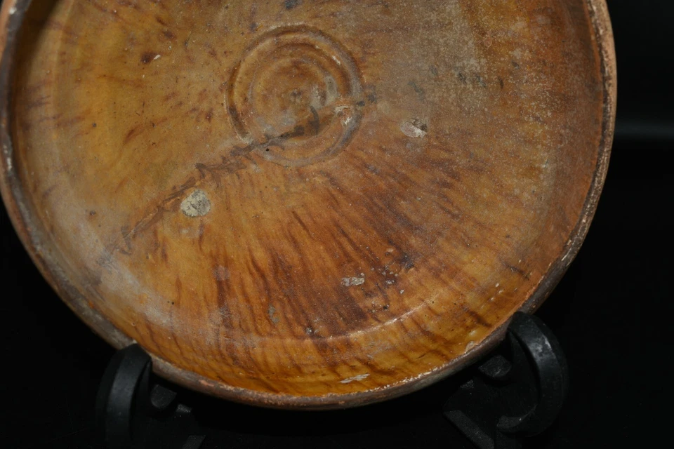 Подлинная 100% неповрежденная древняя исламская керамическая чаша с легкой арабской каллиграфией - Изображение 4 из 4