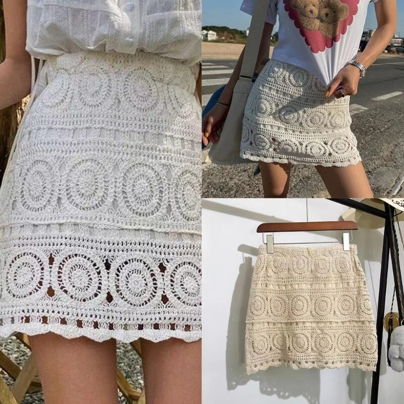 Crochet skirt with elasticated waist cheap