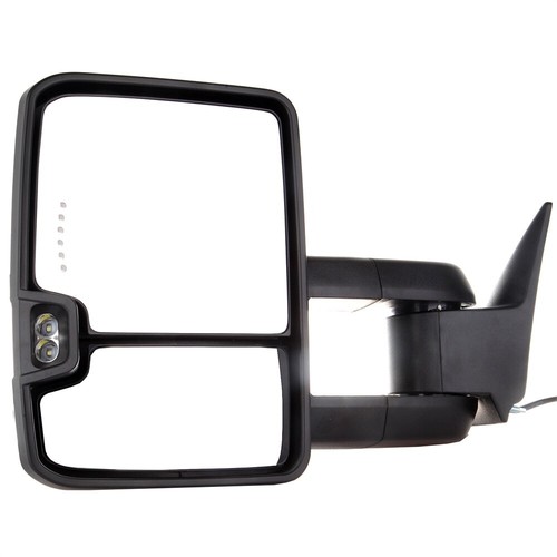 Pair Power Led Clearance Signals Tow Mirrors For Chevy C/K 1500 2500 3500 88-99 - Picture 6 of 10