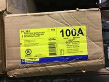Heavy Duty Safety Switch Square D 100A 600V 50/60 Hz, New In Box