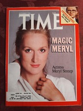 TIME magazine September 7 1981 9/7/81 MAGIC MERYL Actress MERYL STREEP