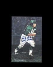 Pete Pihos PSA DNA Coa Signed Goal Line Art Card GLAC Autograph