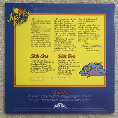 Lowell Lundstrom and the little lundstroms - Just for Kids Vinyl