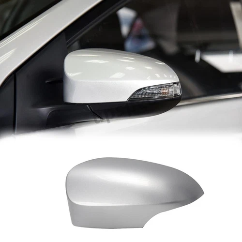 Silver Left Driver Side Car Rearview Mirror Cap Cover For Toyota Corolla 2014-18