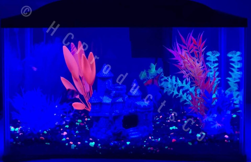 Remote Controlled Fish Tank LED Lights 20 Color/Motion Options 16inch ...