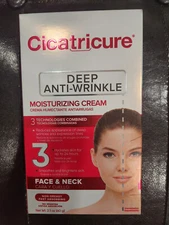 CICATRICURE CREAM FACE DEEP ANTI-WRINKLE  FACE & NECK 2.1 OZ UNISEX ALL SKIN