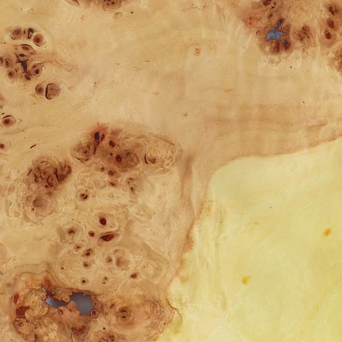 Mappa or Poplar Burr / Burl 40cm X 18cm - 2 sheets Wood Veneer - Picture 1 of 3