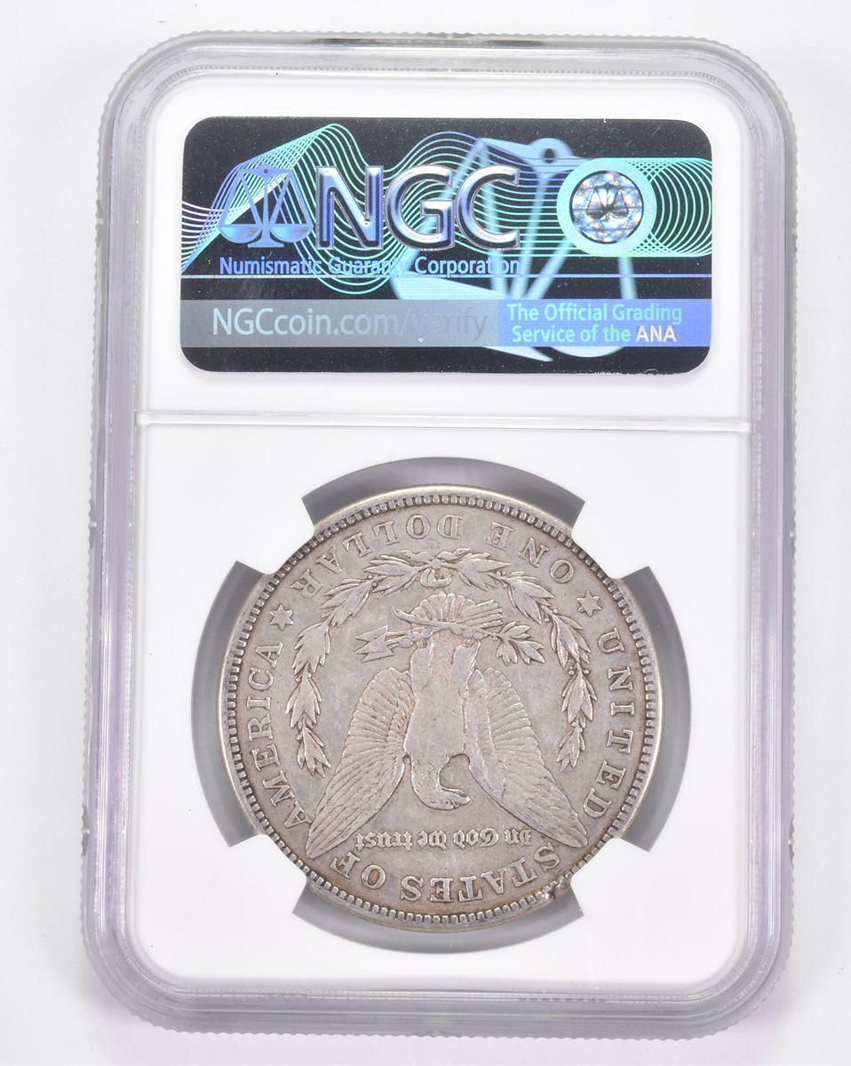 Mint Error XF40 1921 Morgan Silver Dollar - Planchet Crack @ 7:00