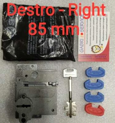 SECUREMME CUORE RICAMBIO SIGILLATO SecurMap SERIE 25 SERRATURA PORTA DOPPIAMAPPA