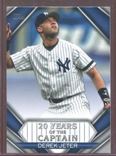 2020 Topps Update #YOC-00 Derek Jeter 20 Years of The Captain