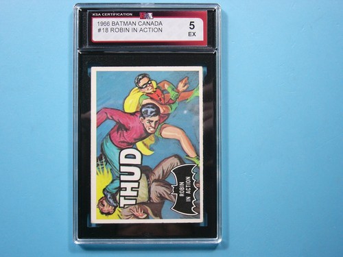 1966 OPC Batman Black Bat #18 Robin in Action