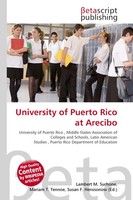 Lambert M. Surhone (U. A.) | University Of Puerto Rico At Arecibo | Taschenbuch