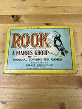 Vintage Parker Brothers Rook Card Game w/ Box Instructions 1924