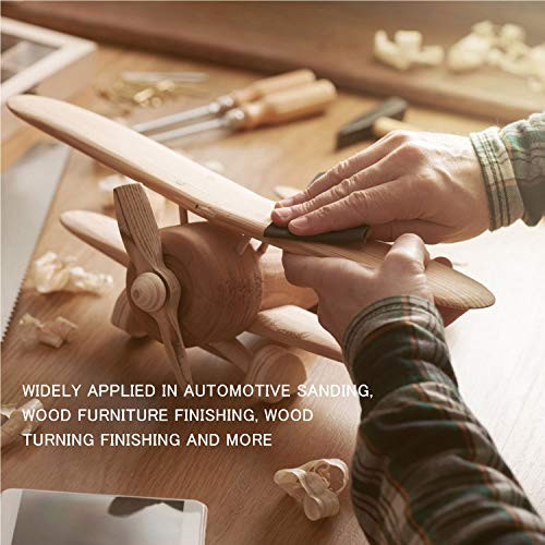 HSYMQ 24PCS Sand Paper Variety Pack Sandpaper 12 Grits Assorted for Wood Metal 