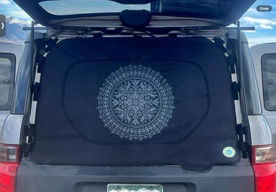 #ad Honda Element Half Moon Mandala Privacy Bug Screen By Rain Dean $149.00