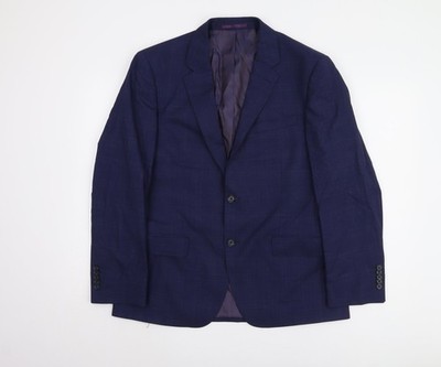 Herren UK Größe 40 T.M. Anzugjacke Lewin Regular Blau