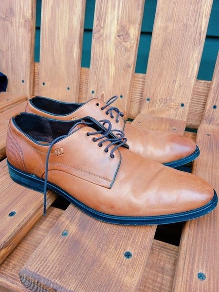 Men Roy Robson Heels Brown Leather 40