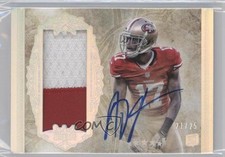 2012 Topps Five Star Rookie Rainbow 21/25 AJ Jenkins #158 Jumbo Patch Auto n3t
