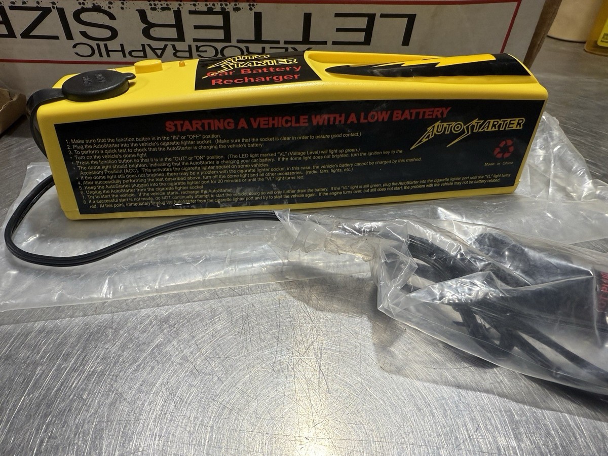 Auto Starter Car Battery Recharger Mint Condition