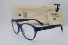 NEW POLO RALPH LAUREN KIDS PP 8546U 6092 CLEAR BLUE AUTHENTIC EYEGLASSES 47-17