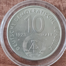 DDR - Mark:   10 Mark  1973  -  Weltfestspiele