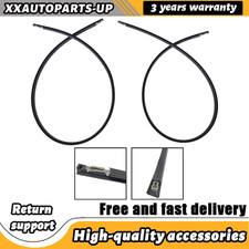 Pair For 2001-2005 Honda Civic Black Roof Trim Molding Kit New