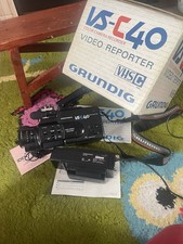 Vintage 1989 Video Camera. Grundig VC-C40 Video Reporter Edition (Made In Japan)
