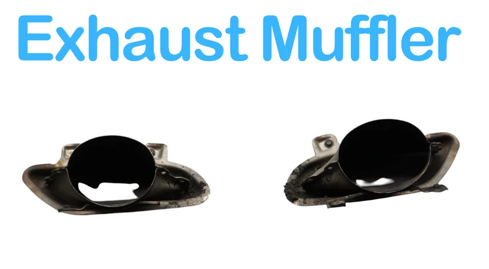 Juego de puntas de silenciador de escape trasero izquierdo y derecho Hyundai Equus 11-16 OEM Foto 3 de 4