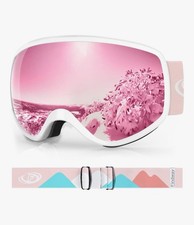 findway Occhiali da Sci Bambini, Occhiali da Snowboard Bambini per Ragazzi Ragazze Bambino Età 3-12