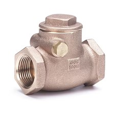 Milwaukee Valve 515 1-1/2" 1-1/2" Fnpt Bronze Swing Check Valve