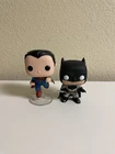 Funko Pop! Batman Vs Superman, Superman #85 & Batman #84 Lot Vinyl Figures