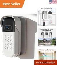 Swivel Mount for myQ Smart Garage Video Keypad, Weatherproof Angle Mounting B...