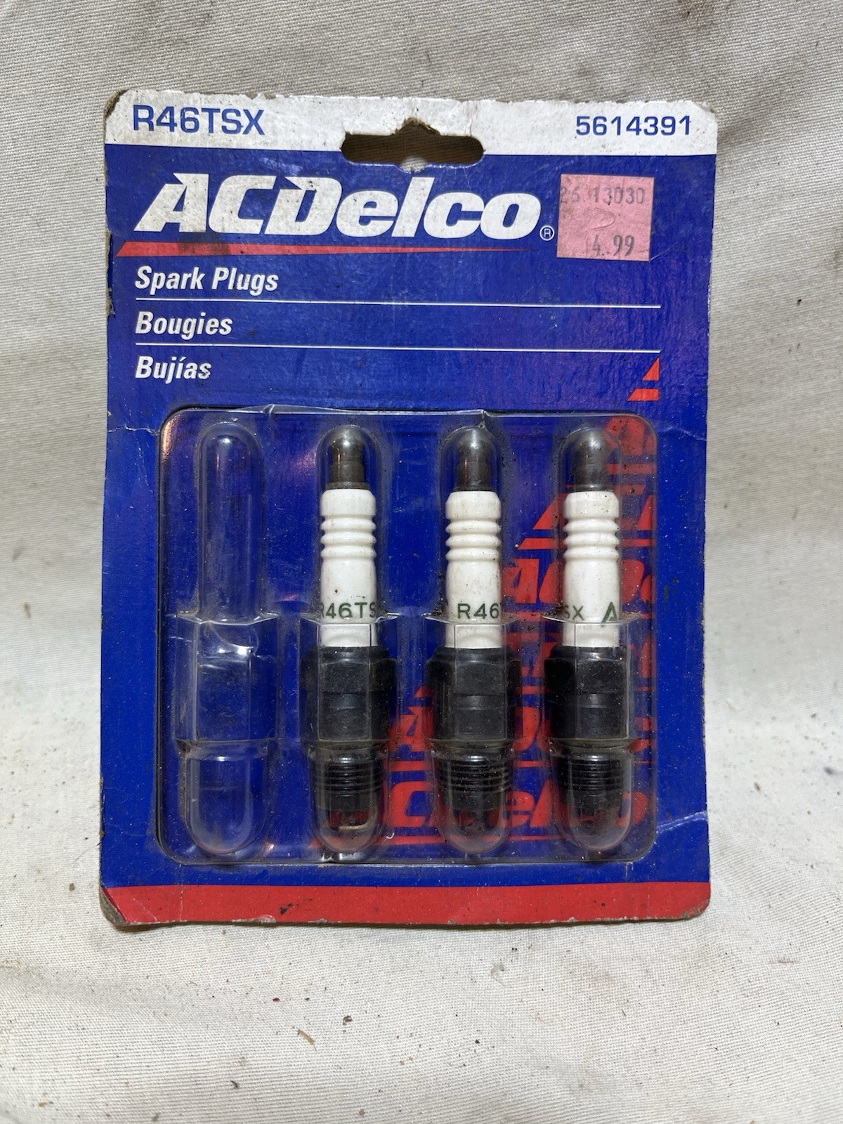 ACdelco R46TSX Spark Plugs Set Of 3 New Old Stock