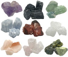 Rohsteine Mineralien Edelsteine echte Natursteine Rohstücke Mineralien Sammlung