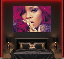 Listing image for Large A0 A1 A2 A3 A4 A5 Rihanna Various Album Cover Wall Art Posters Poster
