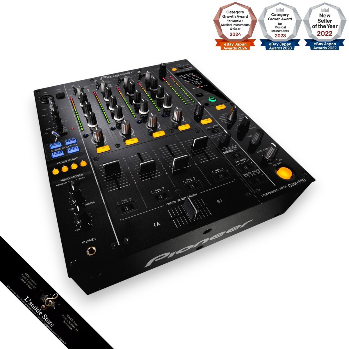 Pioneer DJM-850-K PERFORMANCE DJ MIXER Pro Digital Mixer 4-Channel