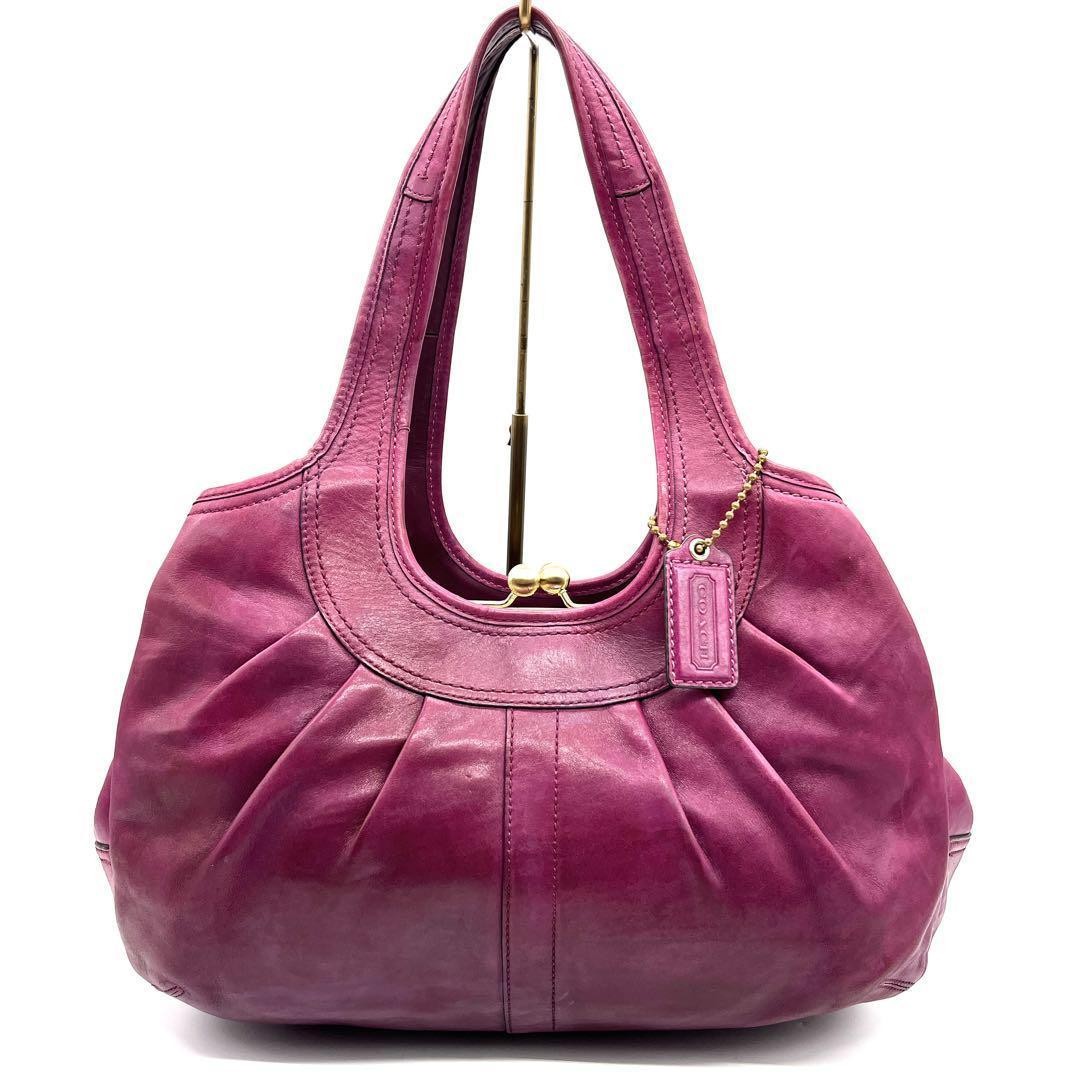 バッグ old coach Ergo hobo Purple leather bag Vintage Coach Ergo 9027 Purple Lavender Handbag Rare USA Made | eBay
