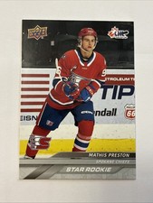2024-25 UD CHL Hockey Star Rookie #376 MATHIS PRESTON Spokane Chiefs