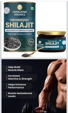 New Himalayan Organics 100 Pure Shilajit/Shilajeet Resin - 20 Grams Sealed 9/26