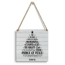 mmiishe Christmas Decorations Christian Gifts for Women Men Bible Verse Wall ...