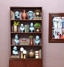 Escala 1/6 MINI Estatuas BUSTS Estantería Accesorios DECORACIÓN Muñeca DIORAMA para BARBIE