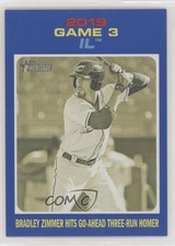 2020 Topps Heritage Minor League Edition Blue 58/99 Bradley Zimmer #200 0c4