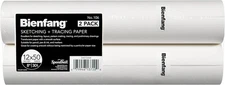 Sketching & Tracing Paper Roll, 12 Inches X 50 Yards (2-Pack), White