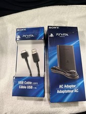 Authentic OEM Official Sony PS Vita AC Power Adapter Charger  USB Cable