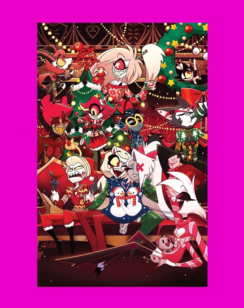NEW Hazbin Hotel “HOTEL STAFF” HOLIDAY 2025 Poster 11x17 - IN HAND 