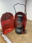 Lantern lamp lamp old railway signage Cheminot ref 26/4040